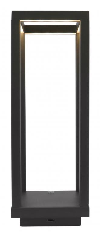 New Majestic Lea lampada da tavolo 2 W LED E Nero