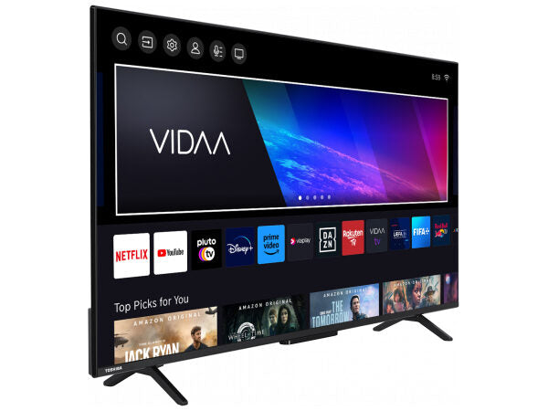 Toshiba 55QV2463DA QLED TV 139,7 cm (55") 4K Ultra HD Smart TV Nero 250 cd/m²
