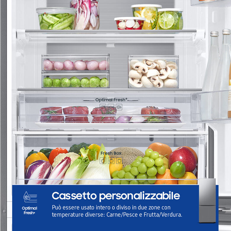 Samsung RB53DG706CS9 frigorifero con congelatore Libera installazione 538 L C Metallico, Stainless steel