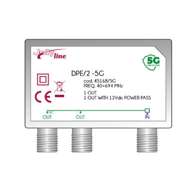 G.B.S. Elettronica DPE/2 -5G divisore Bianco 1 pz