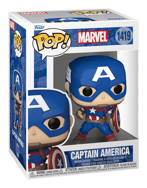 FUNKO POP! Captain America (Marvel New Classics)