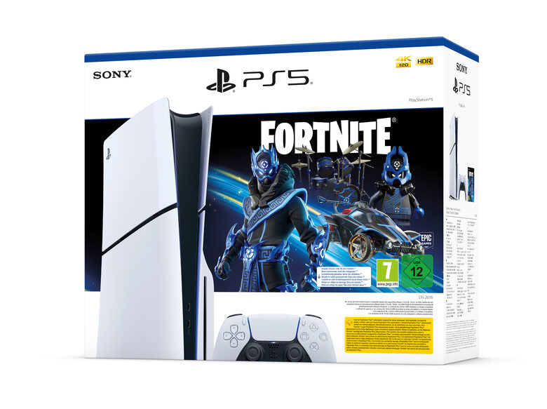 Sony Playstation 5 Slim Fortnite 1 TB Wi-Fi Nero, Bianco