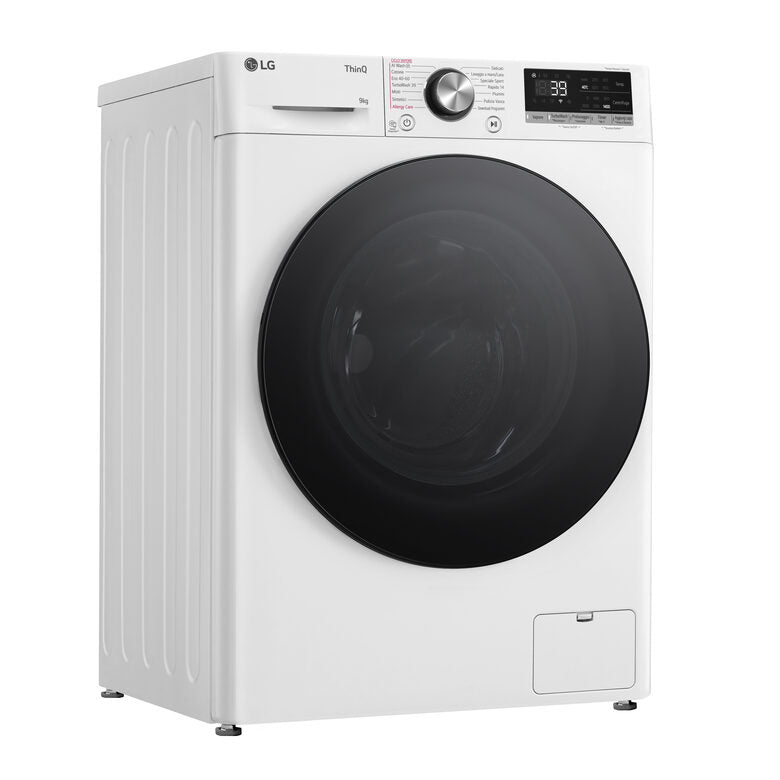 LG F4R7009TSWB Lavatrice 9kg AI DD, Classe A-10%, 1400 giri, TurboWash, Vapore