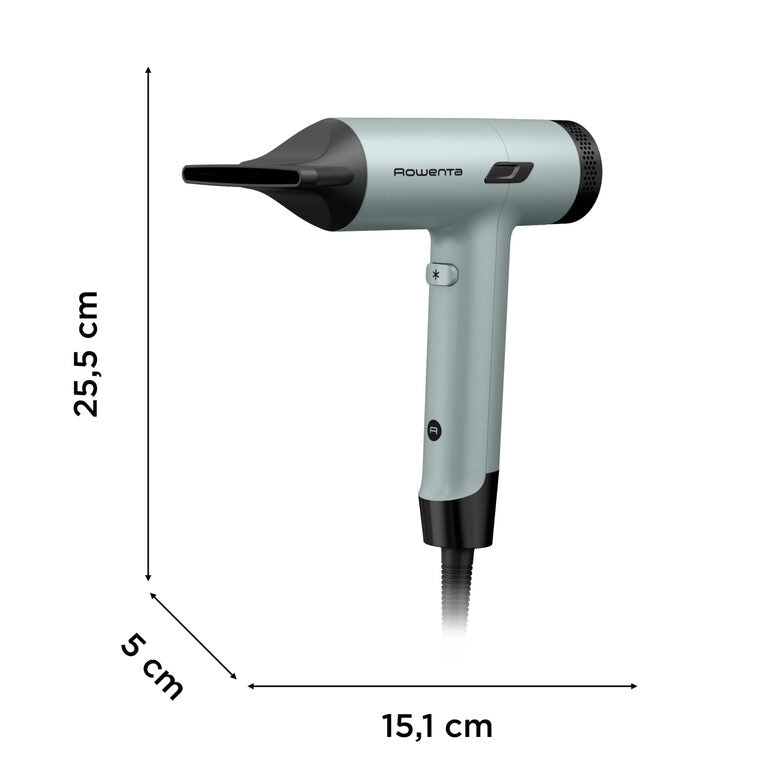 Rowenta Tiny , Asciugacapelli Compatto, Motore Ad Alta Velocità, Design Ultra-compatto, HY7120