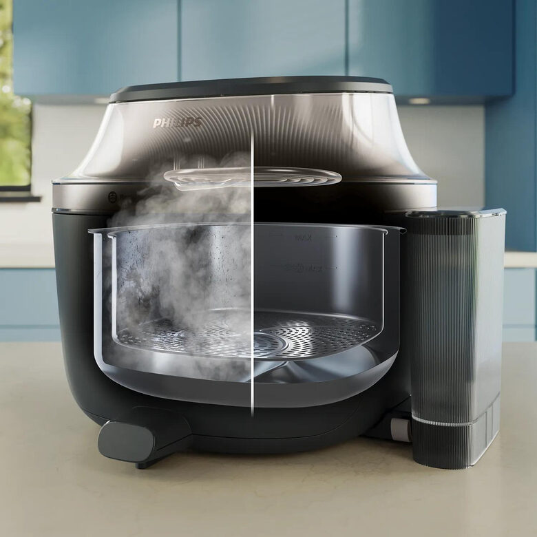 Philips Airfryer Serie 5000 da 7,2L con cottura a vapore