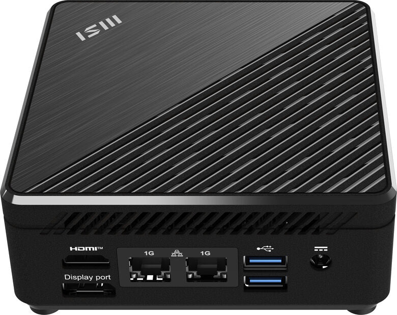 MSI Cubi N ADL-001EU Intel® N N200 4 GB DDR4-SDRAM 128 GB SSD Windows 11 Pro Mini PC Nero