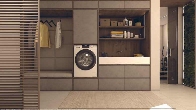 Haier HW110-BP14929A-S Serie 1 Lavatrice A Libera Installazione 11 Kg, 1400 Giri, Classe A, Inverter, Refresh, Bianco