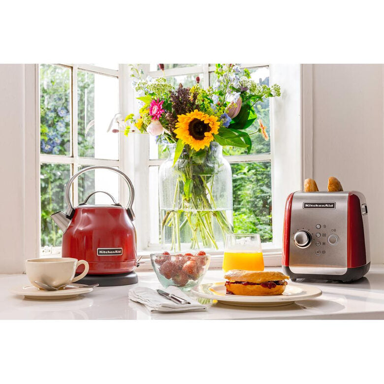 KitchenAid 5KEK1222EER bollitore elettrico 1,25 L 2200 W Nero, Rosso, Acciaio inox