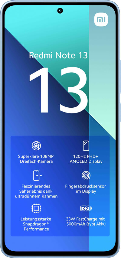 Xiaomi Redmi Note 13 16,9 cm (6.67") Doppia SIM Android 13 4G USB tipo-C 6 GB 128 GB 5000 mAh Blu