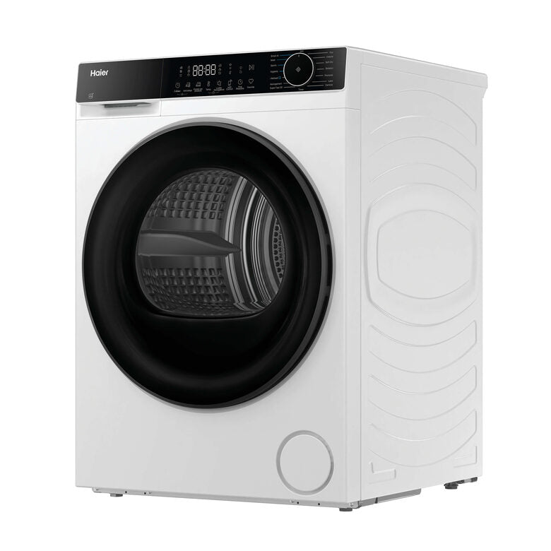 Haier HD120-E357U1-IT Asciugatrice Libera Installazione 12 Kg, Pompa Di Calore, Wi-Fi Smart, Classe E, Bianco
