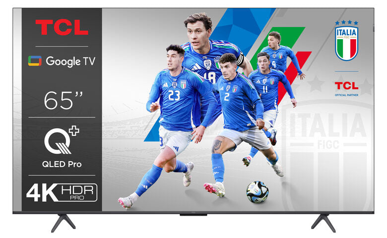 TCL 65C655 Televisione Smart TV 65 Pollici Qled 4K Serie C6 Dolby Vision Atmos Google TV Audio Onkyo