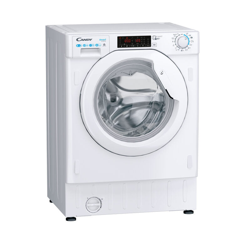 Candy Smart Inverter CBDO485TWME/1-S lavasciuga Da incasso Caricamento frontale Bianco D