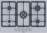 Bosch Serie 4 PGQ7B5K90 Piano cottura a gas 75 cm 5 fuochi Acciaio Inox
