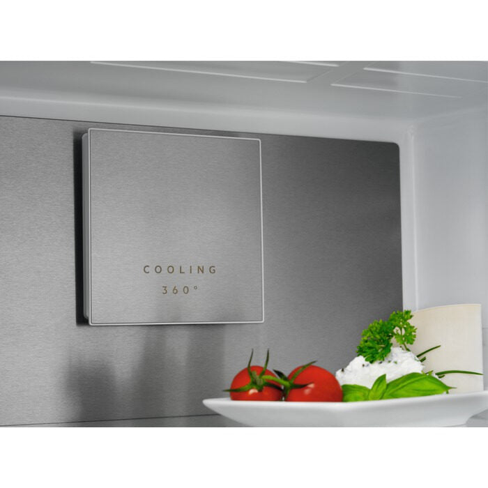 AEG RCB736D7MX frigorifero con congelatore Libera installazione 366 L D Acciaio inossidabile