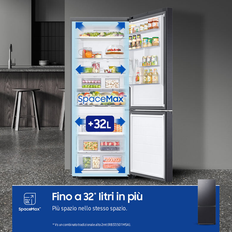 Samsung RB50DG601EB1 frigorifero con congelatore Libera installazione 508 L E Antracite