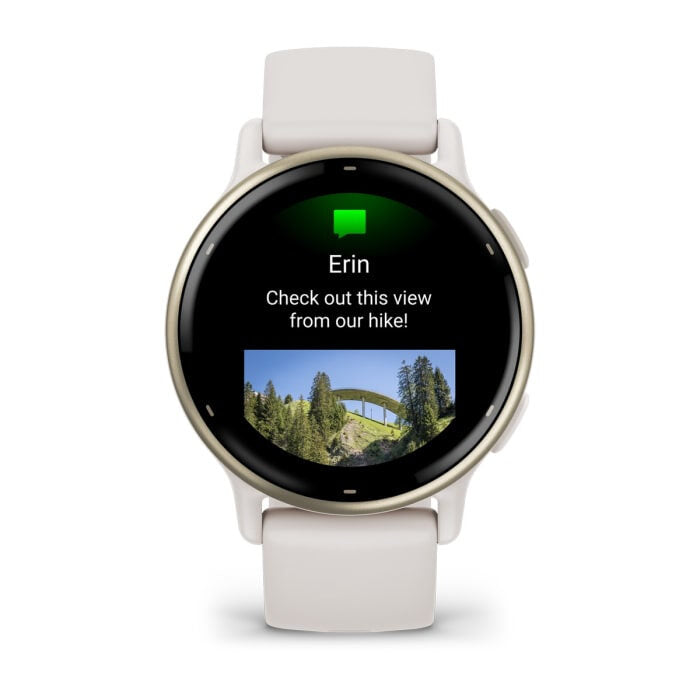 Garmin Vivoactive 5 3,05 cm (1.2") AMOLED 42 mm Digitale 390 x 390 Pixel Touch screen Bianco Wi-Fi GPS (satellitare)