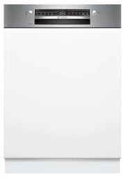 Bosch SMI2HTS06E Serie 2, Classe C, Lavastoviglie da incasso con frontalino, 60 cm, Acciaio spazzolato