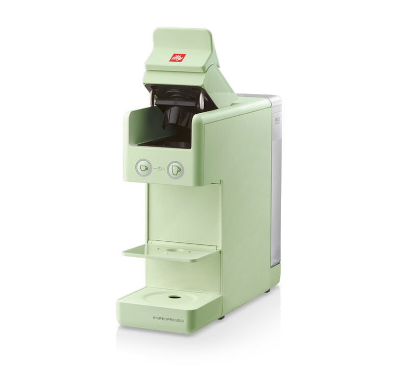Illy Macchina Del Caffe Capsule Iperespresso Espresso Coffee Y3.3 Verde Pastello più 14 Capsule