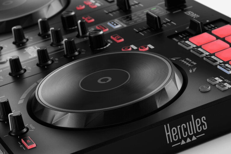 Hercules INPULSE 300 MK2 Mixer per vinile Nero, Rosso