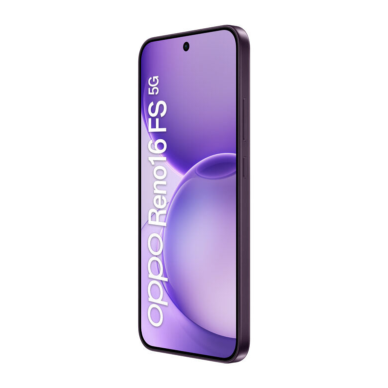 OPPO Reno16 FS 5G Smartphone  Purple Black Box