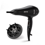 Imetec Asciugacapelli P13 3000, Motore AC, 2300W, Ioni, 2 velocità, 3 temp., Aria Fredda, Concentratore, Diffusore