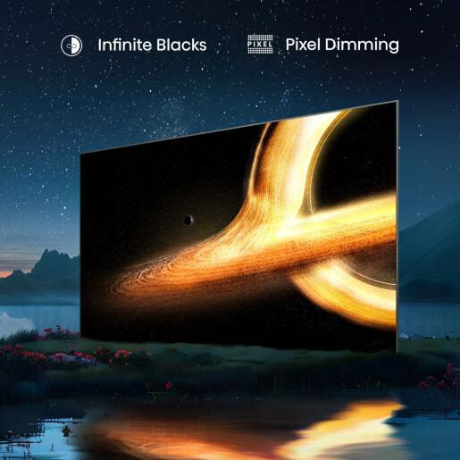 Hisense 55A86N TV 139,7 cm (55") 4K Ultra HD Smart TV Wi-Fi Nero, Grigio 150 cd/m²