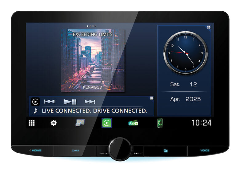 Kenwood DMX9724XDS Nero Wi-Fi 88 W Bluetooth
