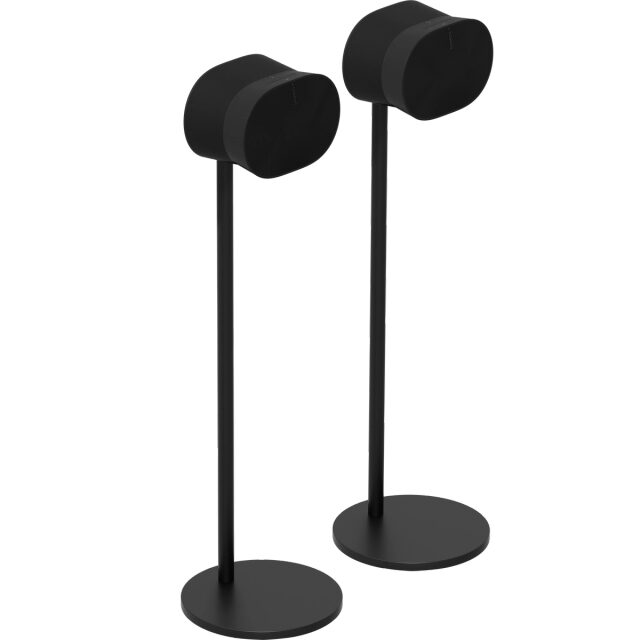 Sonos E30SPWW1BLK supporto da parete per casse acustiche Pavimento Metallo Nero