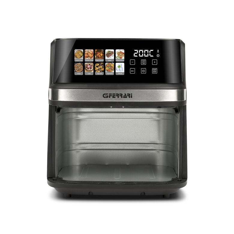 G3 Ferarri G10212 Friggisano Friggitrice ad Aria 8 Litri, 1700 W, Display digitale a colori, 10 programmi, Temperatura 80-200°C, BPA/PFOA Safe, Timer 60 min, Ricettario incluso