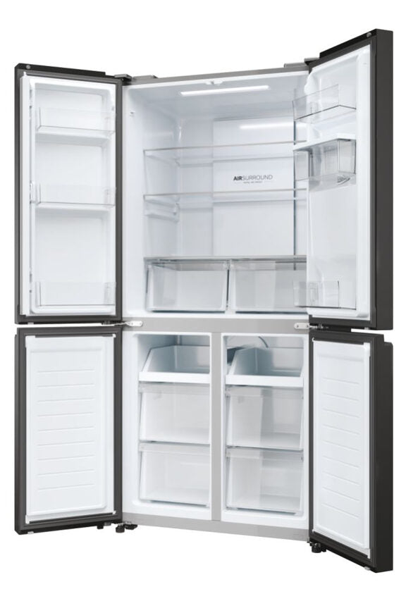 Haier Cube 83 Serie 3 HCR3818EWPT frigorifero side-by-side 463L Libera installazione E Antracite