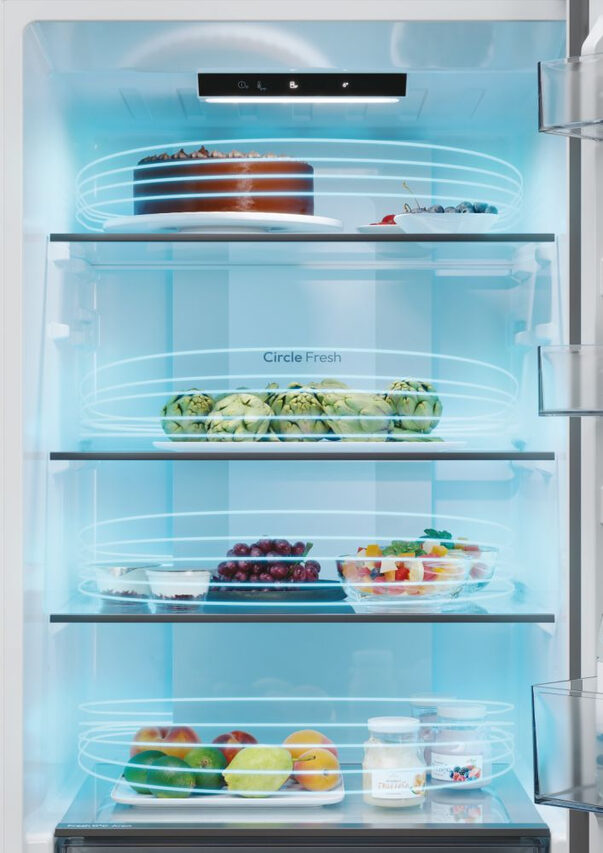 Candy CNCQ2T618EB Frigorifero Libera installazione 355 L E Nero