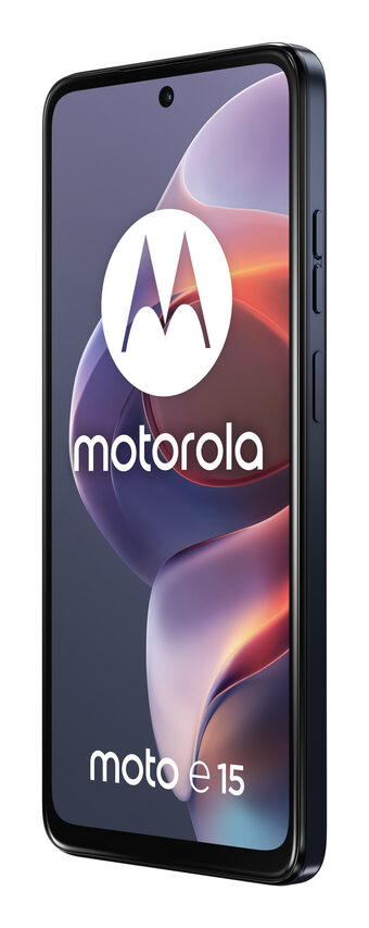 Motorola moto Smartphone e15 (2/64GB, Fotocamera da 32MP + sensore antisfarfallio, Display 6.67" HD+ 90Hz Corning® Gorilla® Glass 3, 5200mAh, MediaTek Helio G81 Extreme, Android 14 Go Editio