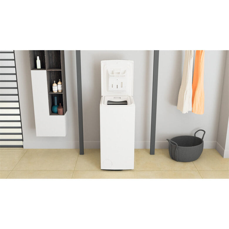 Whirlpool TDLR 6240S IT Lavatrice A Libera Installazione A Carica Dall'alto 6 Kg, 1200 Giri, Tecnologia 6° Senso, Soft Opening, Classe C, Bianco