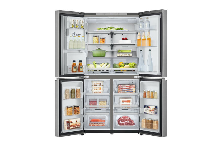 LG GML960PYBE Frigorifero Multidoor (E) 641L Wi-Fi Dispenser con allaccio UVnano Metal Fresh Porte piatte Argento