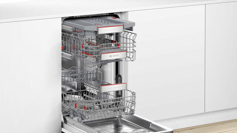 Bosch Serie 6 SPV6YMX08E Lavastoviglie da incasso a scomparsa totale 45 cm Classe B