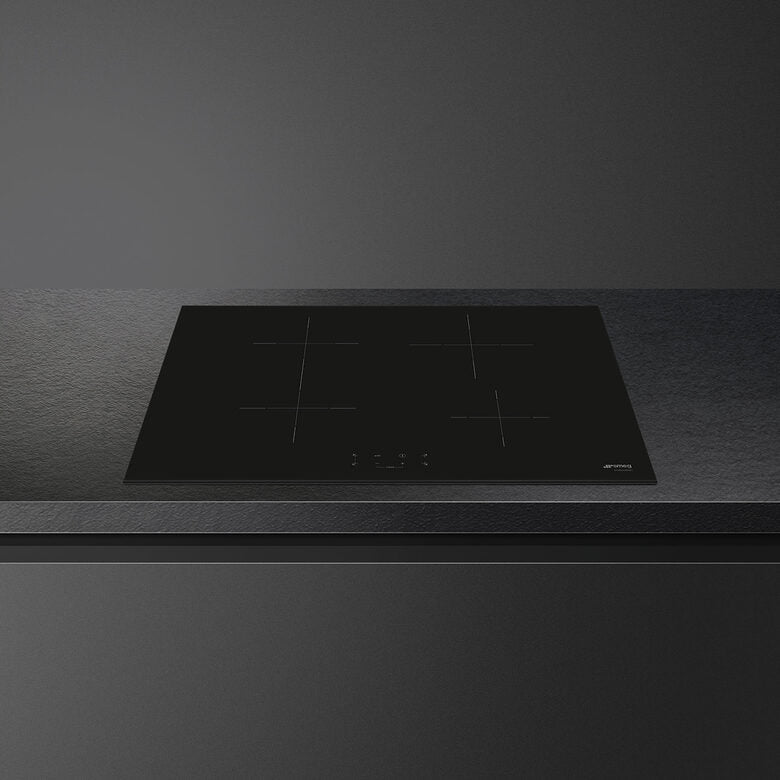 Smeg Universal SI1B2742D piano cottura Nero Da incasso 75 cm Piano cottura a induzione 4 Fornello(i)