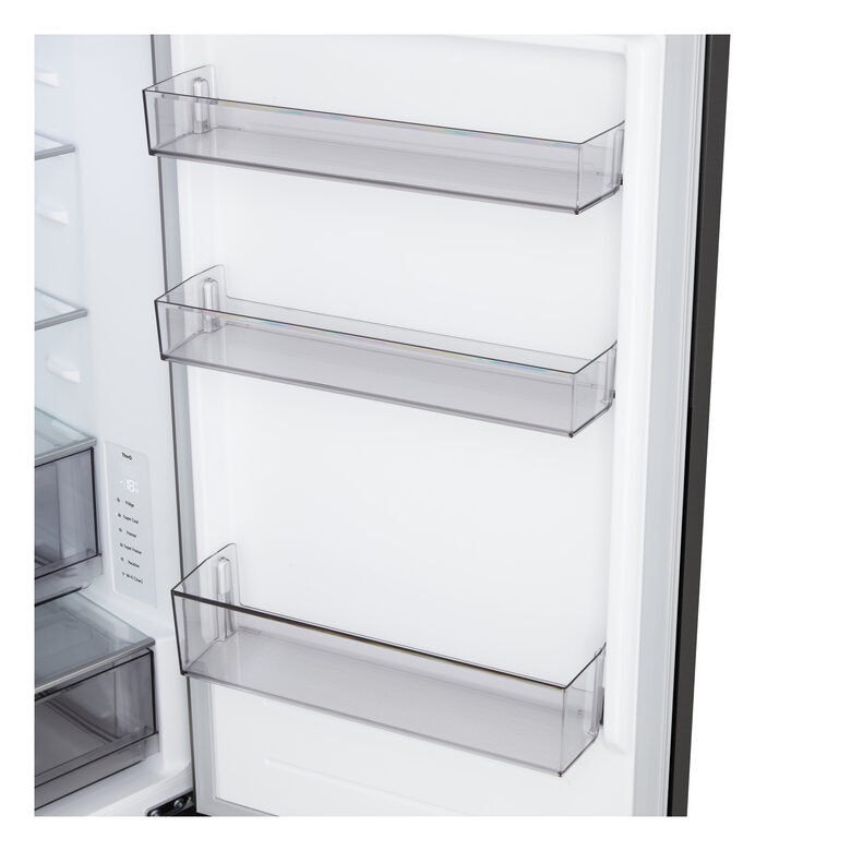 LG GBBSJ10DEP Frigorifero Combinato A Libera Installazione, Total No Frost, Tecnologia DoorCooling+™, Smart Inverter, Classe D, Nero