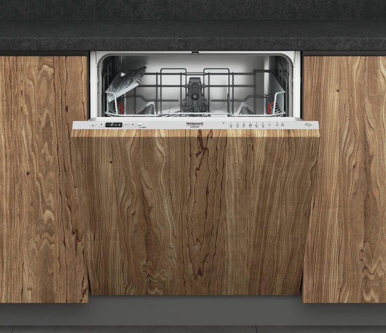 Hotpoint H2I HUD526 AS Lavastoviglie a Incasso Scomparsa Totale 14 coperti E