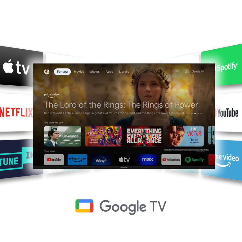 Thomson 55UG4S14W TV 139,7 cm (55") 4K Ultra HD Smart TV Wi-Fi Bianco