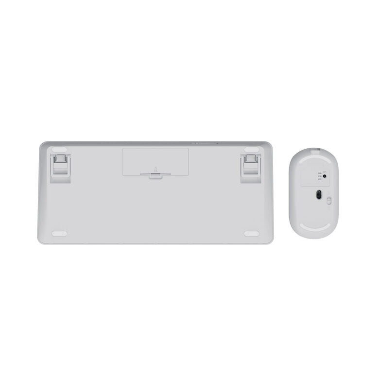 Trust Lyra tastiera Mouse incluso RF senza fili + Bluetooth QWERTY Italiano Bianco