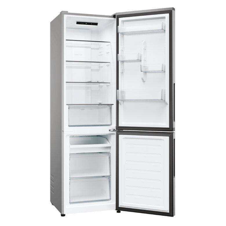 Candy CNCQ2T518EX City Fresco 300 Frigorifero Combinato A Libera Installazione, No Frost, Circle Fresh, Classe E, Acciaio Inox