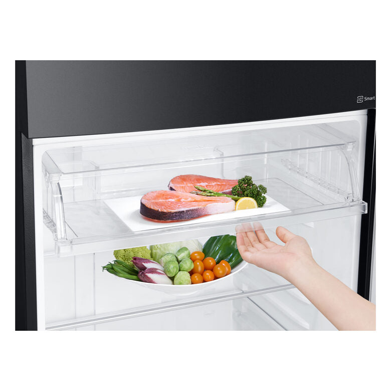 LG GTB744BMBED Frigorifero Combinato A Libera Installazione, No Frost Con Multi Air Flow, Tecnologia Linear Cooling™, Sistema Door Cooling™, Classe E, Nero