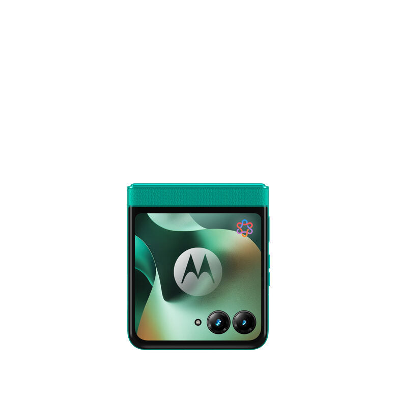 Motorola razr 70 (8/256GB, Doppia camera 50MP, Display interno FHD+ 6.9" 120Hz e esterno 3.62", MediaTek Dimensity 7450X, 4800mAh, TurboPower 30W, Android 16), PANTONE Sporting Green