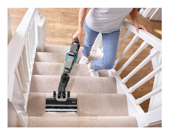 Black & Decker BSV520BRB-QW scopa elettrica Aspirapolvere elettrica Batteria Secco Senza sacchetto 0,65 L Blu 2 Ah