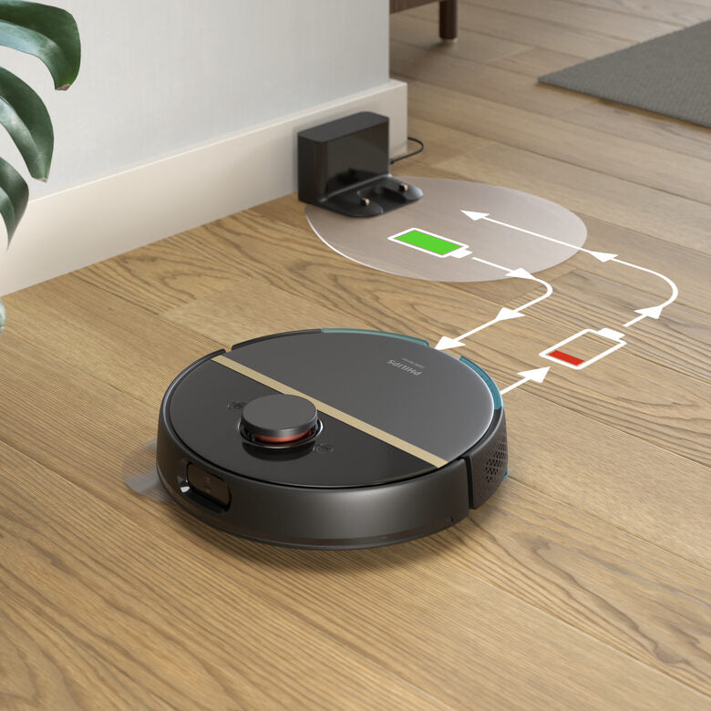 Philips HomeRun Aqua XU7000/01 7000 series Aspirapolvere Robot e lavapavimenti