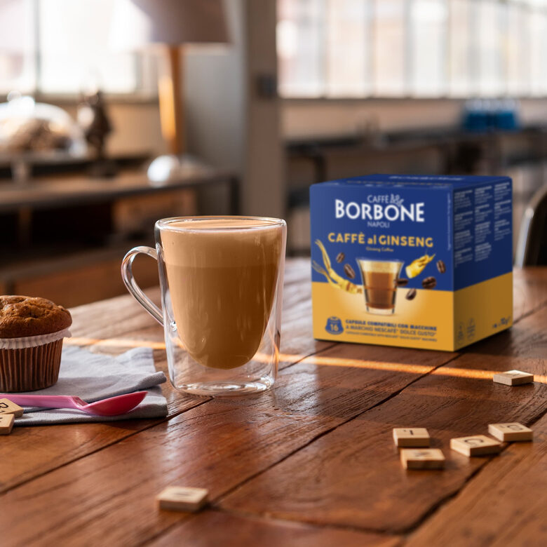 Borbone 16 Capsule Caffè Compatibili Nescafé Dolce Gusto Caffè al Ginseng