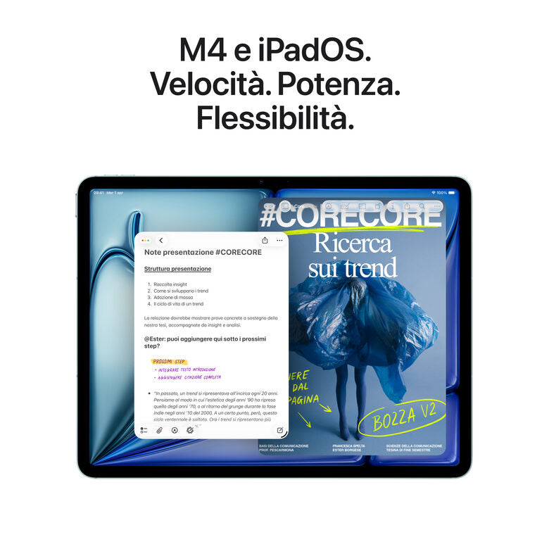 Apple iPad Air 13'' Wi-Fi + Cellular 256GB - Grigio Siderale