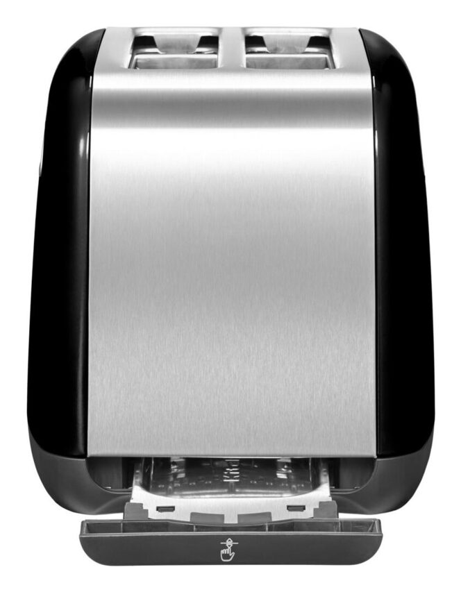 KitchenAid 5KMT221EOB 7 2 fetta/e 1100 W Nero, Acciaio inox