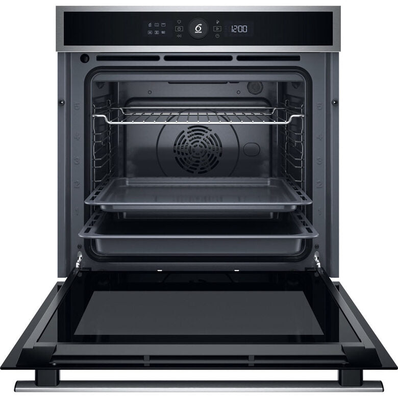 Whirlpool WOI4IS8HM0XA Forno a incasso multifunzione Inox 17 funzioni Pizza310° Cook4 Steam+ classe A+ 73Lt, Idrolisi