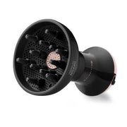 Bellissima Imetec Diffon Ion Ceramic, Diffusore ad Aria Calda per Capelli Ricci, Tecnologia Ion Ceramic, Doppio voltaggio, 700 W, 2 Combinazioni Aria/Temperatura, Asciugatura Delicata Senza